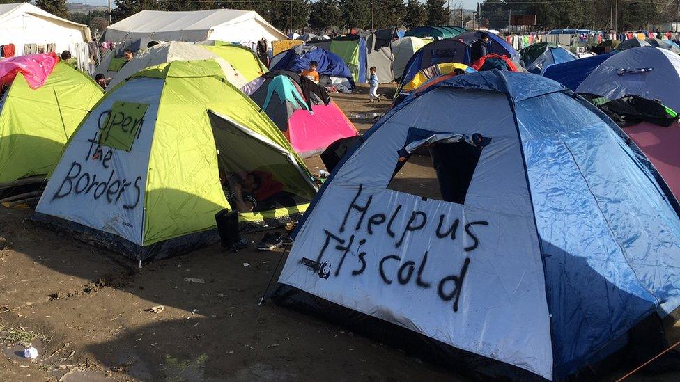 Tents at Idomeni (March 2016)