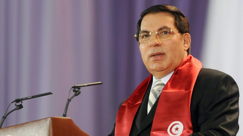 Former Tunisian President Zine al-Abidine Ben Ali