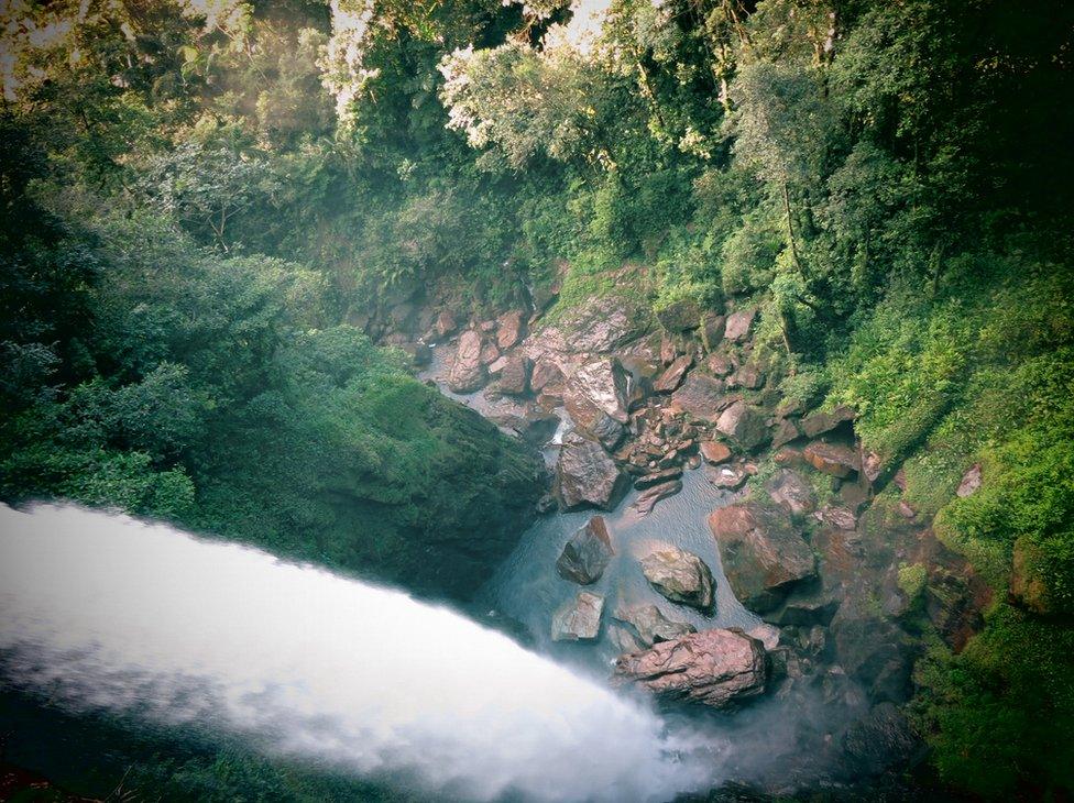 Fin del Mundo waterfall