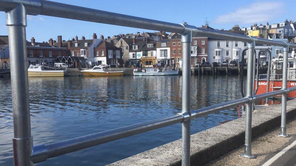 Weymouth Harbour railings