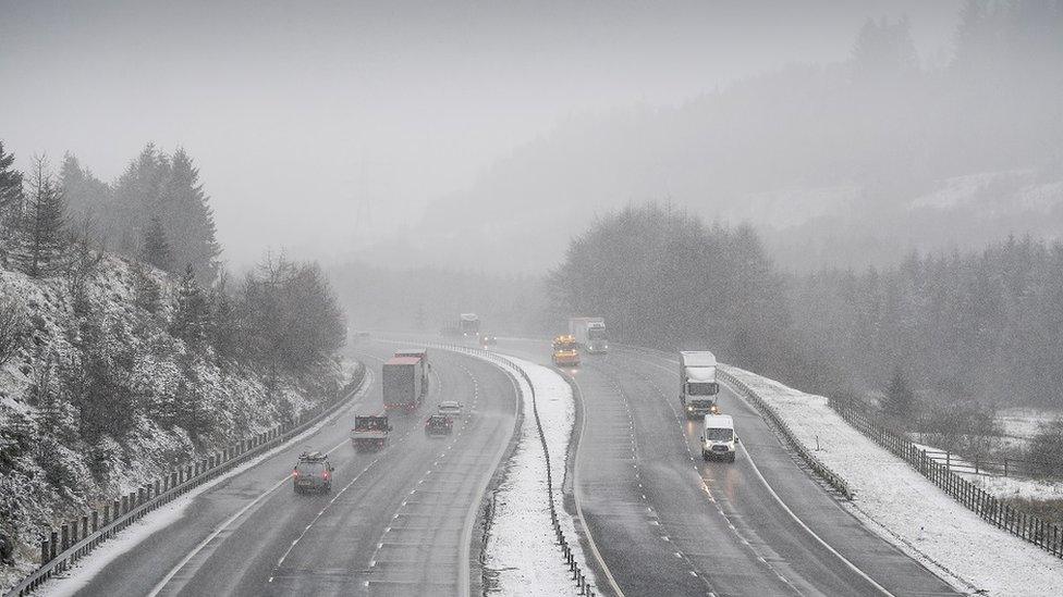 Motorway near Abington