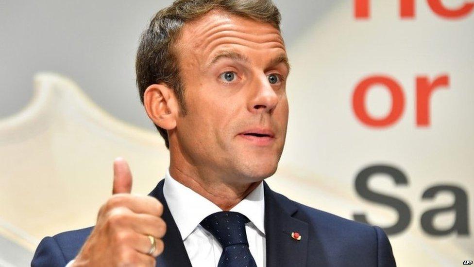 French President Emmanuel Macron