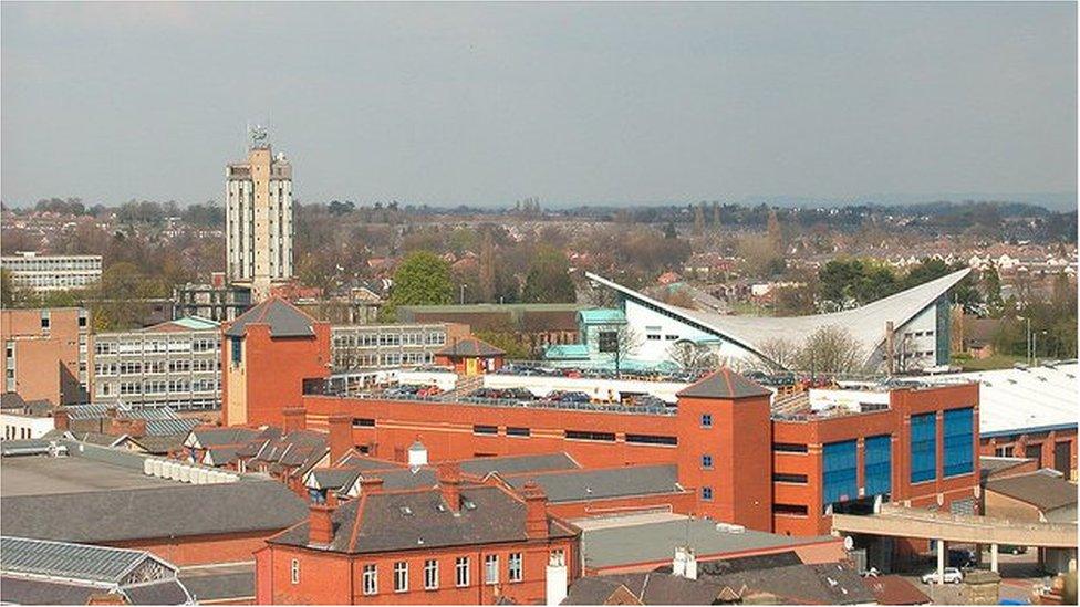 Wrexham high rise police station is a landmark in the town centre