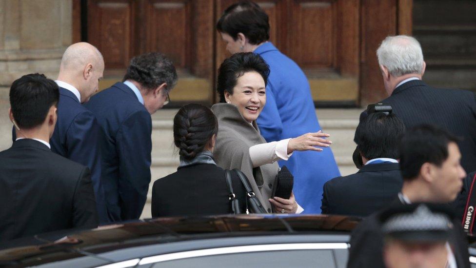 The president's wife bids farewell