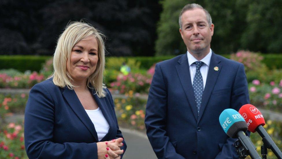 Michelle O'Neill and Paul Givan