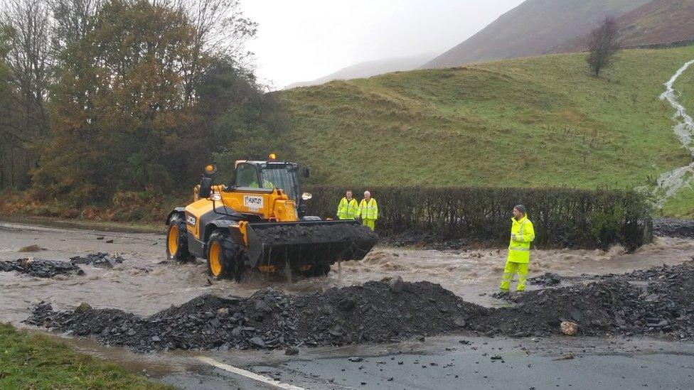 A66 closed