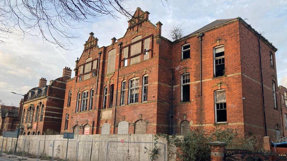 Derelict buildings on Eleanor Street, Grimsby