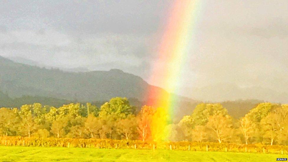 Rainbow's end in Holmrook, Cumbria