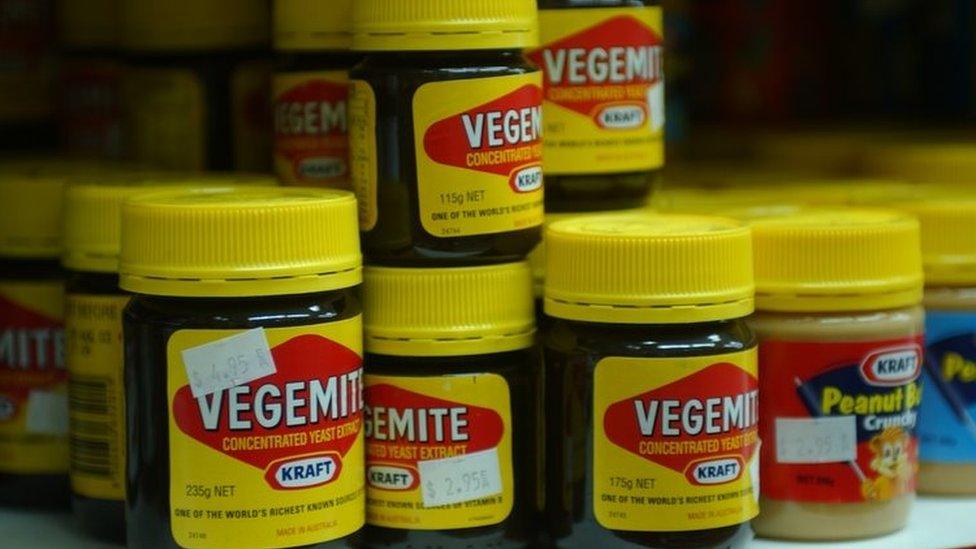 Jars of Vegemite