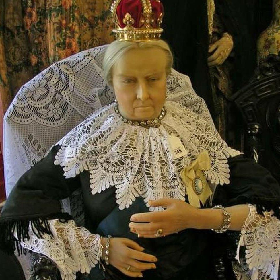 Queen Victoria wax work