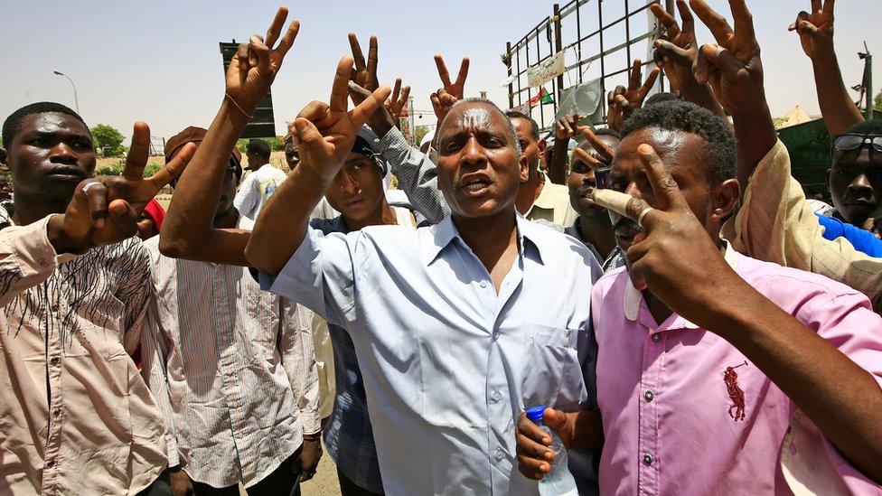 Sudan protesters