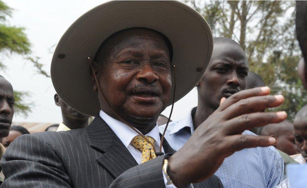 Uganda's President Yoweri Museveni