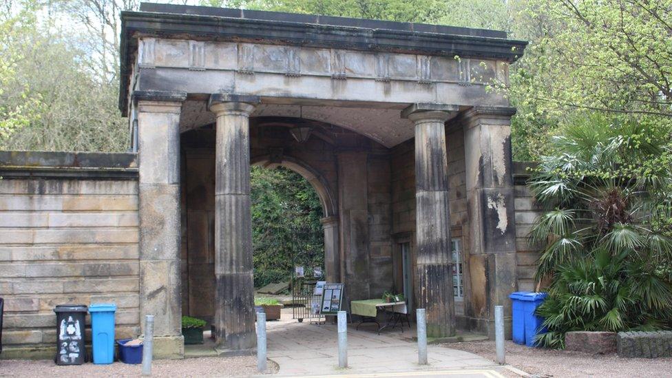 Main entrance to Sheffield General Cemetery