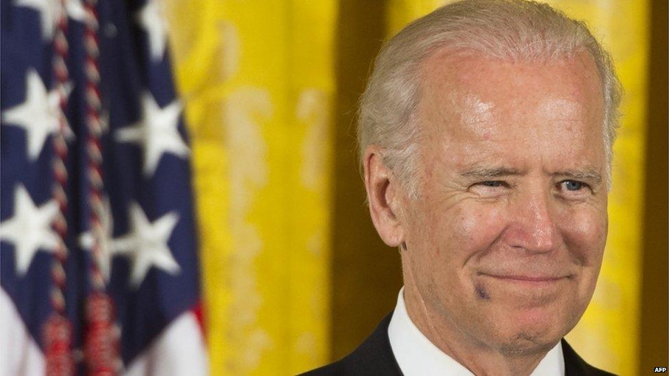 US Vice President Joe Biden attends a reception for the 25th anniversary of the Americans with Disabilities Act (ADA) in the East Room of the White House in Washington, DC, on 20 July 2015