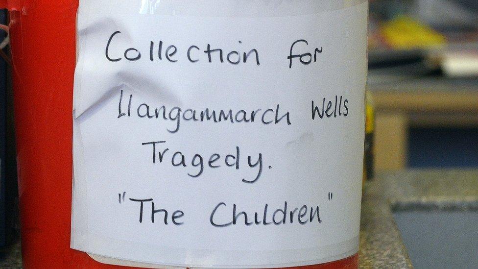 Collection buckets for the surviving children