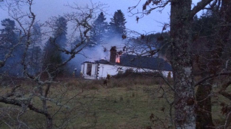 Fire at Boleskine House