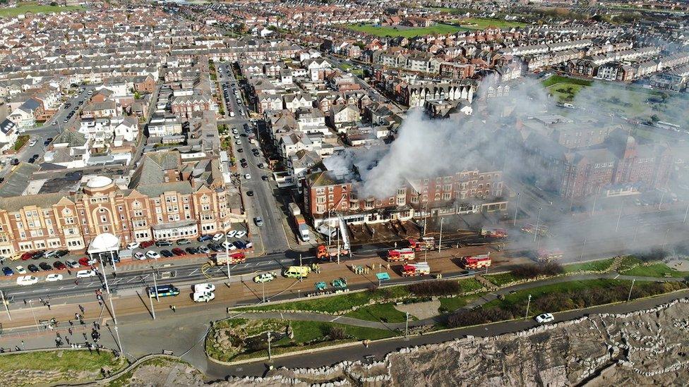 Blackpool fire