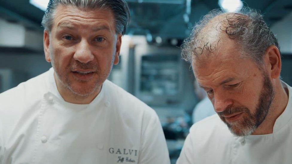 Chefs Jeff (left) and Chris Galvin