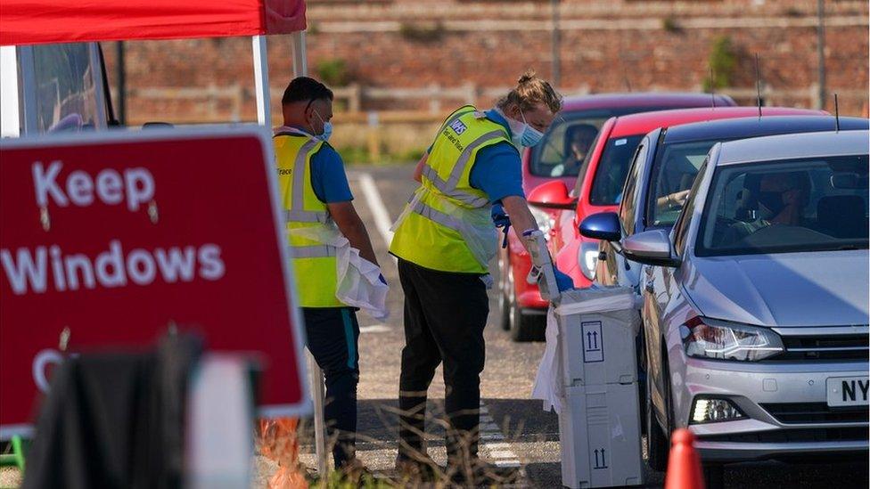 Testing site in Kirkleatham