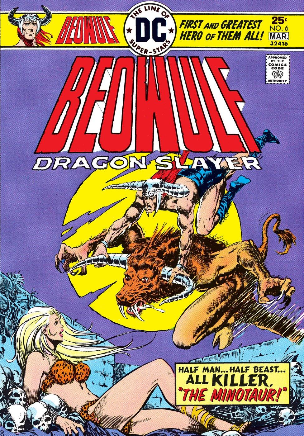 The front of the DC Comic Beowulf Dragon Slayer