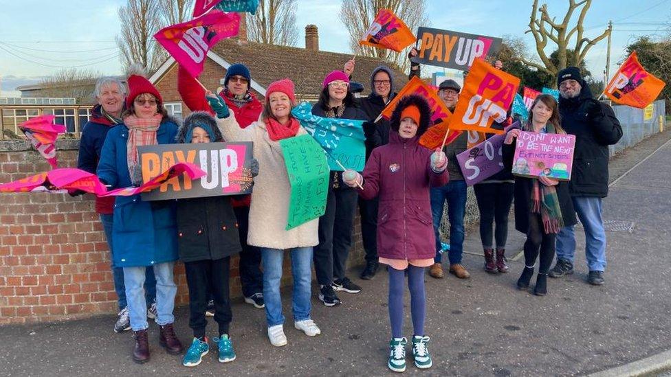 Strike action at Fakenham Academy