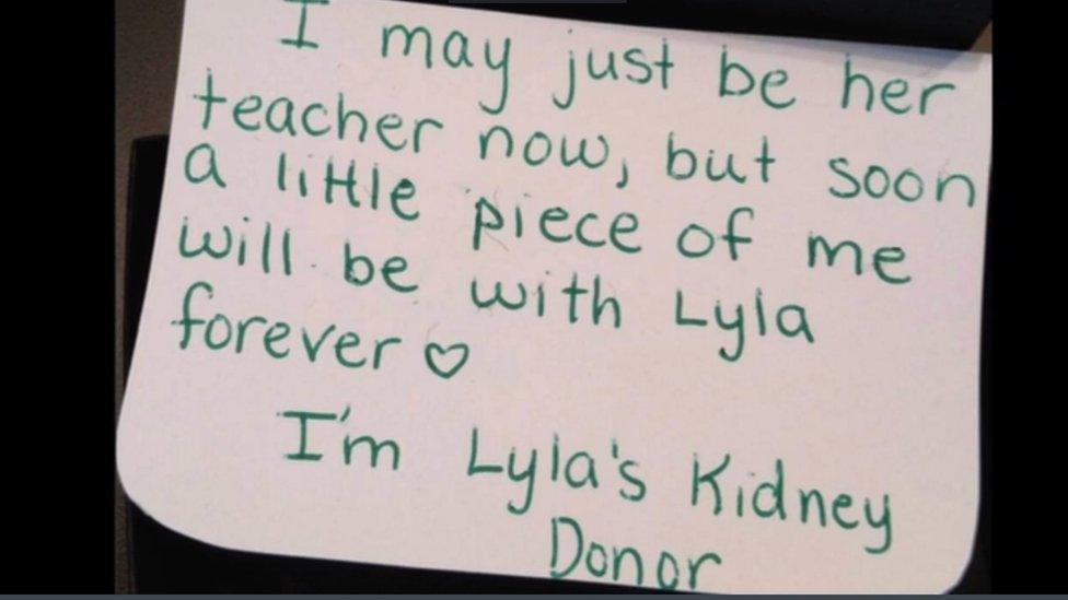 Note written by Beth to Lyla