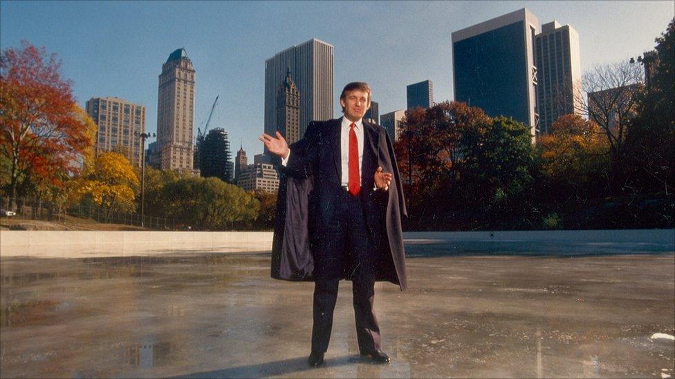 Donald Trump in Central Park