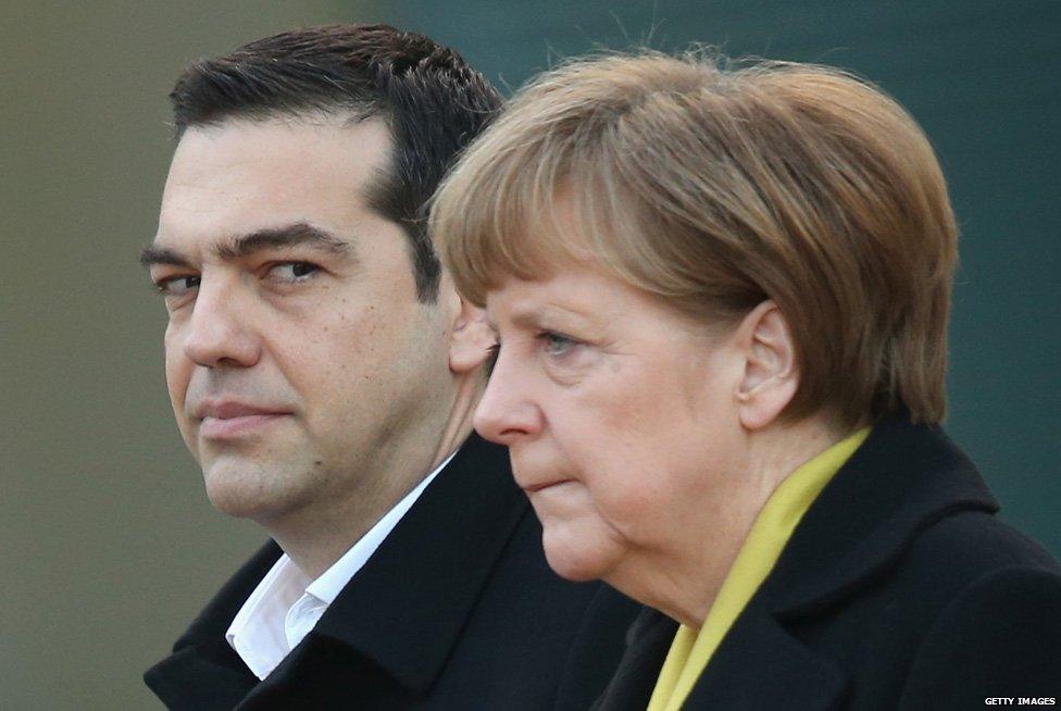 Tsipras and Merkel