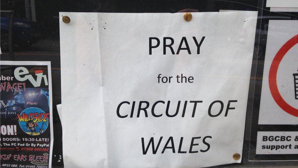 Pray for the Circuit of Wales poster