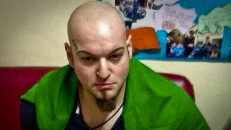 Italian nationalist Luca Traini was arrested by Italian Carabinieri after shooting with a gun from a vehicle on passersby in the central Italian town of Macerata, Italy, 3 February 2018