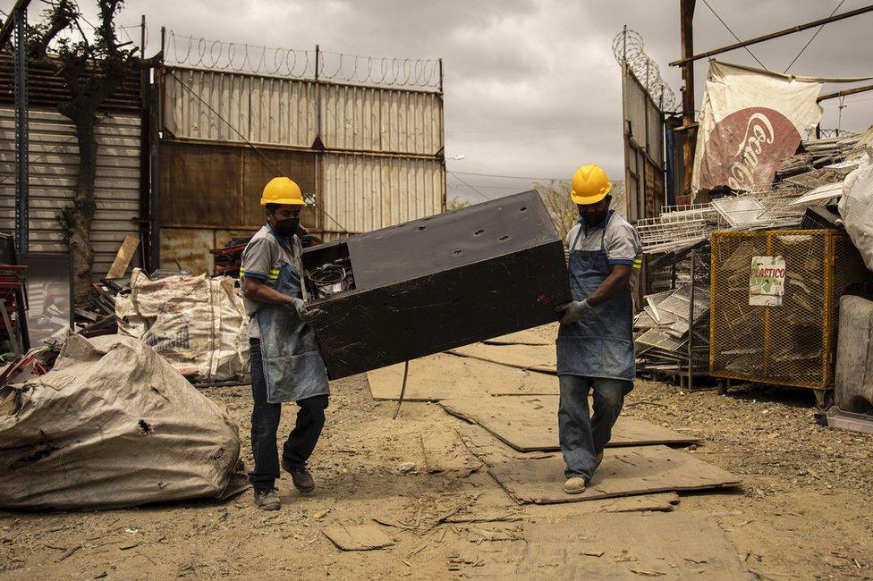 Workers in Guatemala City