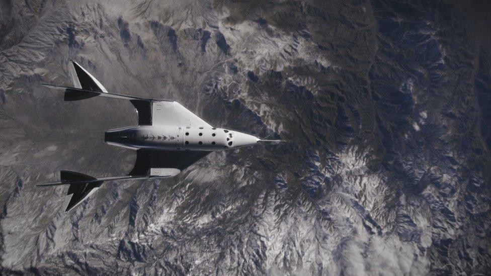 Virgin Galactic test flight