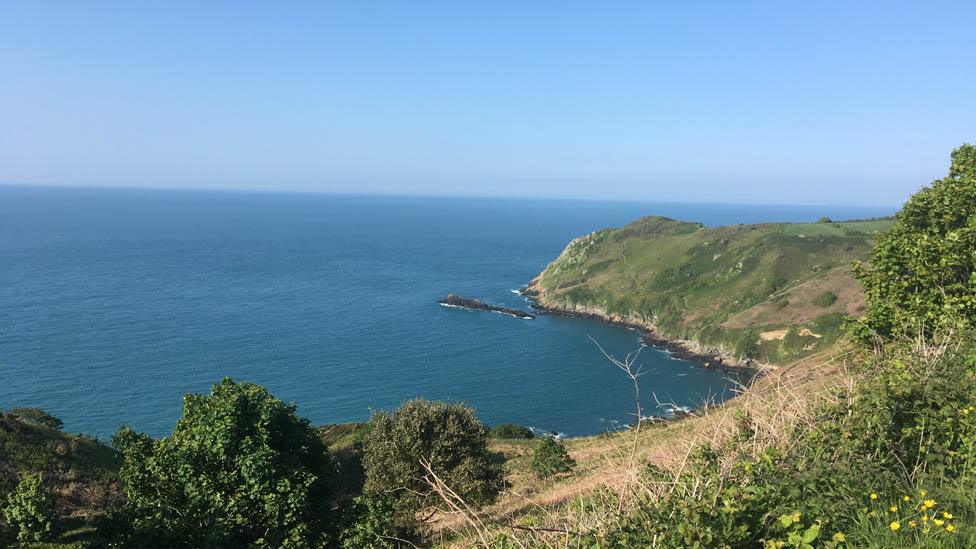 Jersey coastline