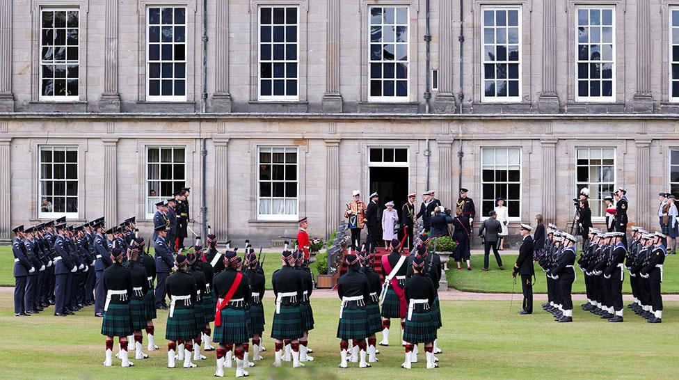 Armed forces parade