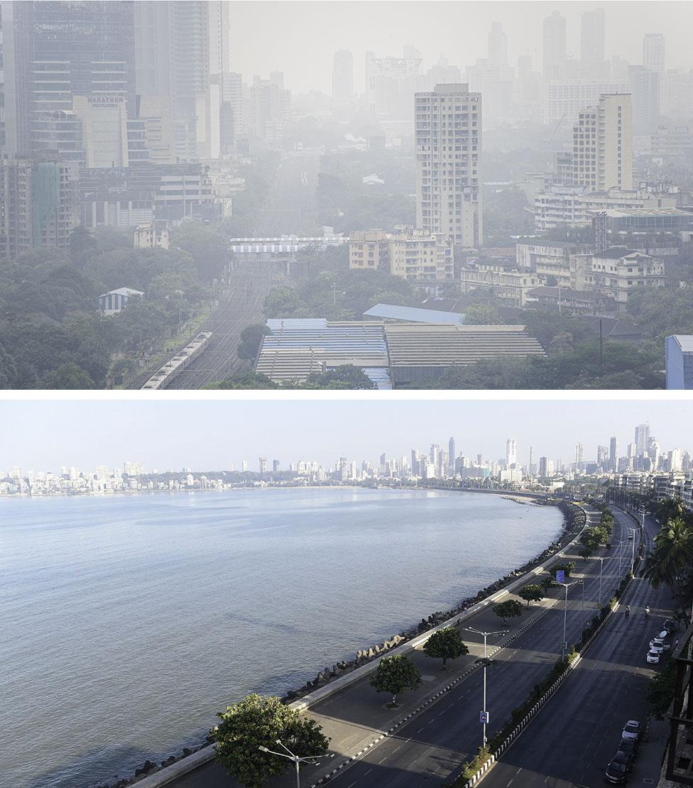 Mumbai before and after the lockdown