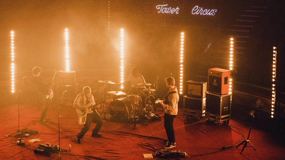 The Lathums playing Blackpool Tower Circus