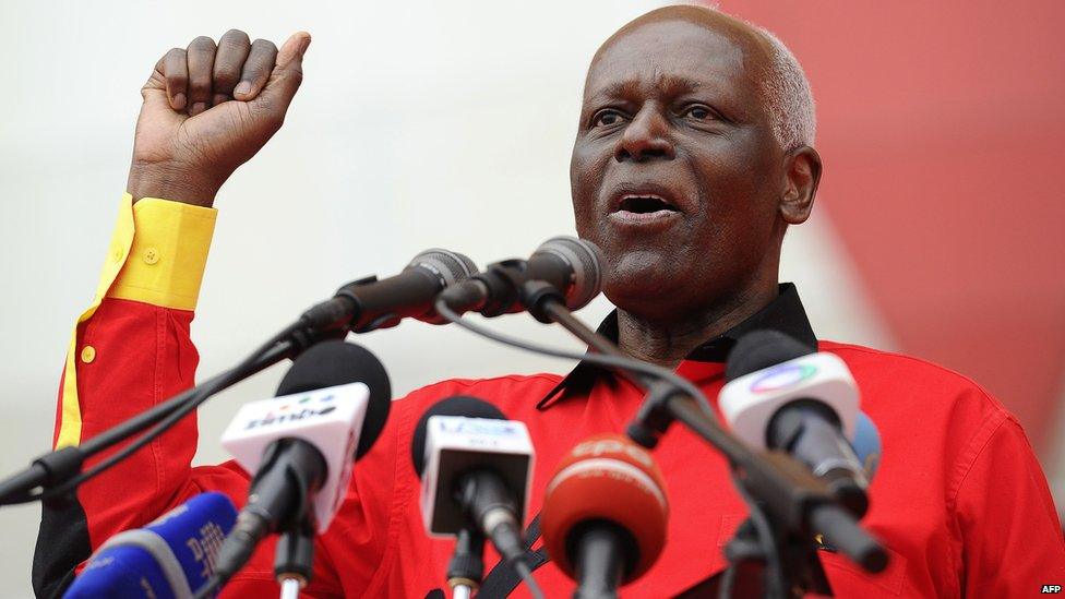 President Jose Eduardo dos Santos Angolan of Angola