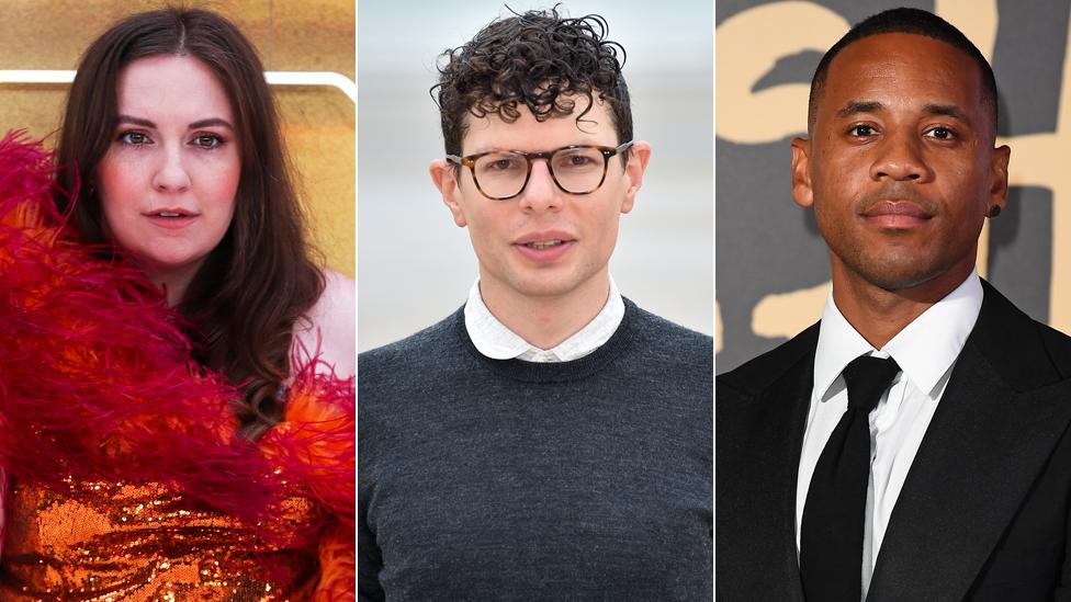 Lena Dunham, Simon Amstell and Reggie Yates