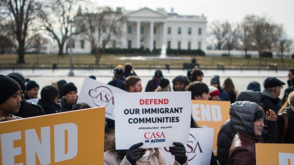 protesters at the White House