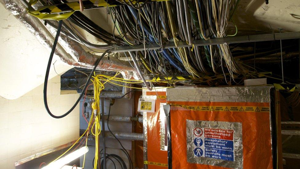 Cabling in the basement