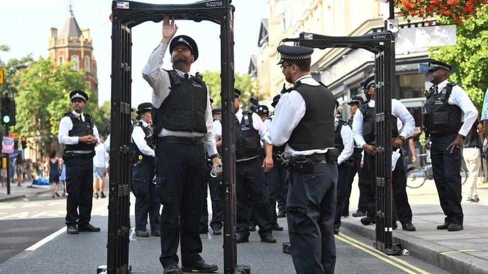 Police at Carnival