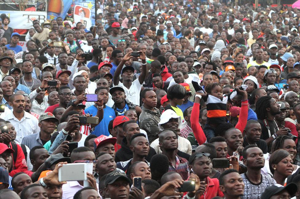 Audience at the concert