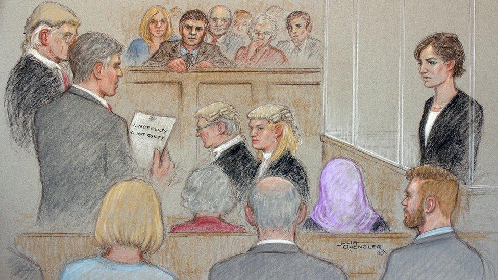 The jury deliver their verdict in The Archers