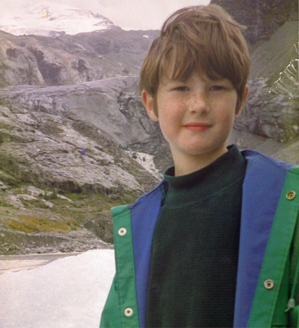 Nicholas Green in the Alps