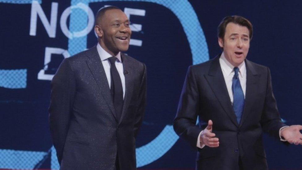 Sir Lenny Henry and Jonathan Ross