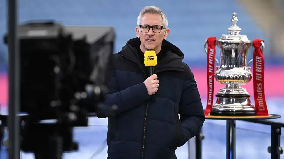 Lineker presents for BBC Sport