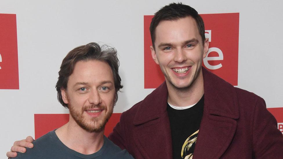 James McAvoy and Nicholas Hoult