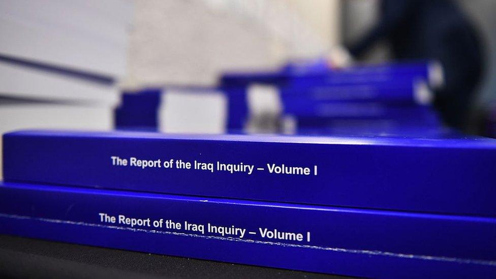 Copies of the Iraq Inquiry report