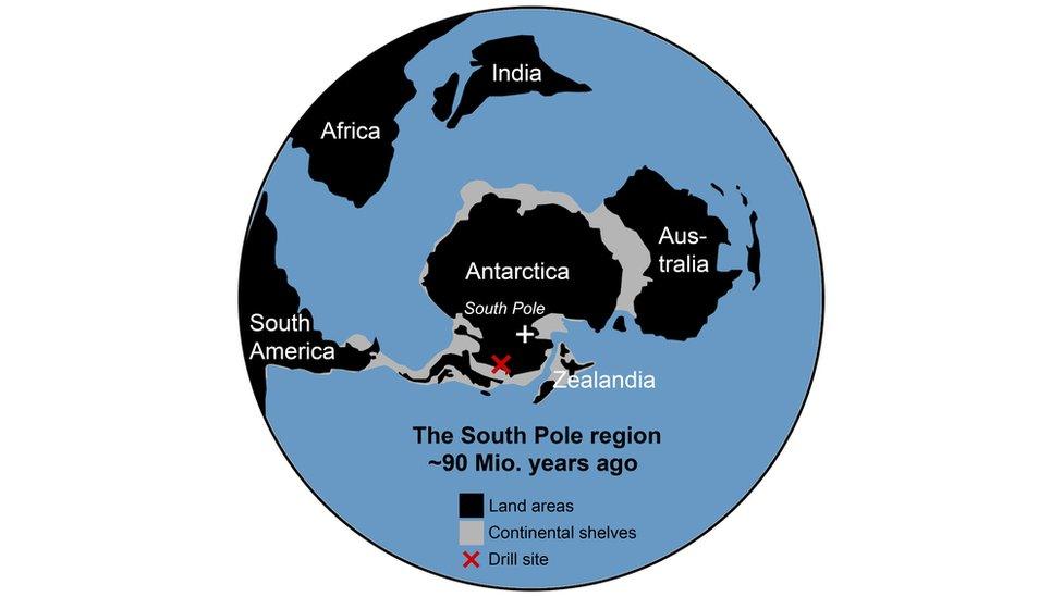 Map of drill site