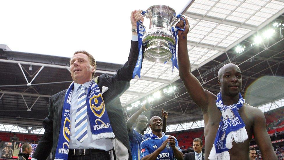 Harry Redknapp with Lassana Diarra